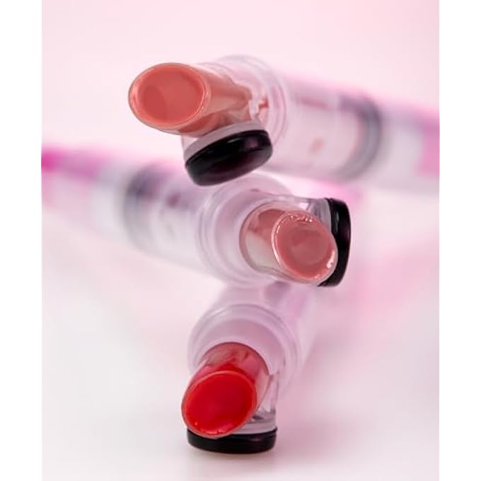 CLICKA ONE-TOUCH RETRACTABLE TINTED LIP BALM, MOISTURIZING LIP GLOSS WITH MENTHOL (REAL REDBERRY) KOREAN LIP CARE - Image 3